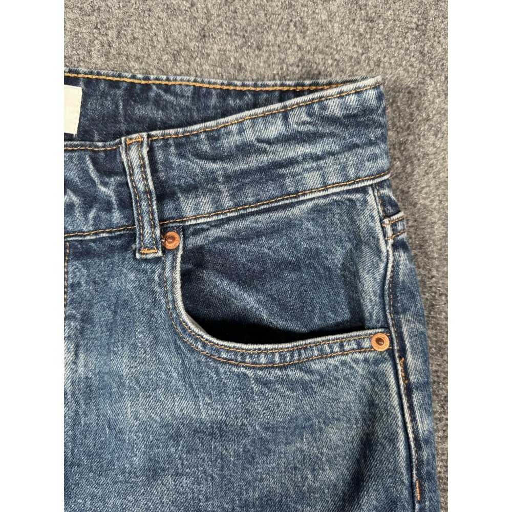 Reformation Jeans‎ Womens 29 Blue High Rise Wide Leg Denim Cotton Stretch EUC - Picture 6 of 15
